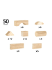 Brio Denkspiel BRIO Infant/ Toddler - Natur Holzbausteine, 50 Teile Ab 12 Monate in bunt
