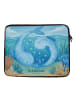 Mr. & Mrs. Panda Laptoptasche Sternzeichen Fische Design ohne Sp... in Weiß