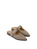Marc O'Polo Mules Model Camilla in Dark Cognac