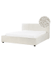 Beliani Doppelbett MIRANDE in Weiß - (W) 189 x (H) 90 x (L) 231 cm