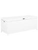 Beliani Truhe MODENA in Weiß - (W) 158 x (H) 66 x (L) 63 cm