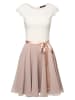 SWING Abendkleid in ecru altrosa - 0001