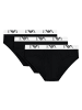 Emporio Armani 3er Pack Brief in Schwarz