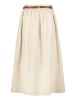 CARTOON A-Linien-Rock mit Gürtel in Pearl Vanila