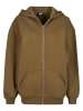 Urban Classics Zip-Kapuzenpullover in summerolive