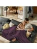 REDBEST Fleece, Microfaser Wohndecke 10er-Pack in dunkelviolett