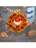 Outsunny Halloween-Kürbiskranz-44L x 9B x 44H cm-Orange