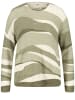 Gerry Weber Pullover Langarm Rundhals in Reed/Beige Jacquard