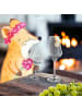 Mr. & Mrs. Panda Gravur Glas Biene Liebe ohne Spruch in Transparent