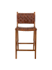 ebuy24 Perugia Barhocker Leder Braun 46 x 46 cm