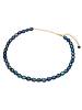 Valero Pearls Kette aus Sterling Silber mit Süßwasser-Zuchtperle in blau