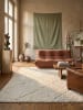 KADIMA DESIGN Shaggy-Teppich Berber weich wohnlich Wohnzimmer Schlafzimmer in Creme