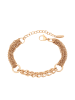 faina Women Multi Chain Bracelet in Rose Gold