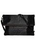 Samantha Look Clutch echt Leder in schwarz