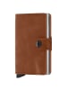 Secrid Vintage Miniwallet - Geldbörse RFID 6.5 cm in cognac-silver