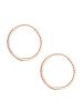 Elli Ohrringe 925 Rosegold in Weiß