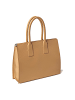 Kmisso Henkeltasche Echt Leder in Taupe chiaro