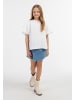 DreiMaster Mädchen Blusenshirt Mit Spitze in Weiss