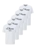 S. Oliver T-Shirt Basic in Weiß