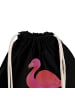 Mr. & Mrs. Panda gymnastiktasche Flamingo Classic mit Spruch in Schwarz