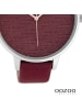 Oozoo Analog-Armbanduhr Oozoo Timepieces weinrot extra groß (ca. 48mm)