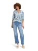 CARTOON Casual-Bluse mit Muster in Blue/ Dark-Blue