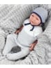 TupTam Unisex Baby Erstlingsmütze zum Binden 2er Pack in dunkelblau