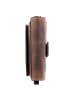 Greenburry Vintage Geldbörse RFID Schutz Leder 8 cm in brown