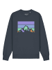wat? Apparel Sweatshirt Retro Landscape in India Ink Grey