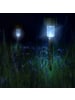 relaxdays 6 x Solarlampe in Silber/ Schwarz