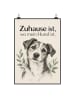 Mr. & Mrs. Panda Poster Hund emotional Design mit Spruch in Weiß