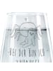 Mr. & Mrs. Panda Trinkglas Spinne Agathe Teddy mit Spruch in Transparent