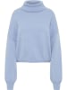 RISA Strick Rollkragenpullover in Blau