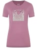 super.natural Merino T-Shirt TIED BY HEART in rosa