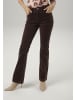 Aniston CASUAL Cordhose in dunkelbraun