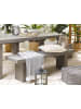 Beliani Gartenbank TARANTO in Grau - (W) 150 x (H) 45 x (L) 40 cm