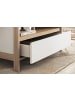 Furn.Design Couchtisch weiß und Eiche, Beistelltisch skandinavisch, 80 x 60 cm, Soft-Close