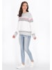 usha BLUE LABEL Women Sweater in white multicolor