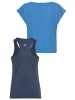 FAYN SPORTS Trainingsshirt in Royalblau-Navy