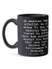 Mr. & Mrs. Panda Tasse Tapferkeit im Alltag mit Spruch in Schwarz
