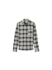 TOM TAILOR Denim Langarmhemd in black white check