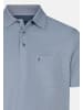 Ragman Poloshirt Basic in Dunkelgrau / blau