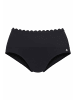 LASCANA Highwaist-Bikini-Hose in schwarz-weiß