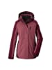 Killtec Funktionsjacke mit Kapuze wasserdicht und Atmungsaktiv in Bordeaux
