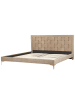 Beliani 3-tlg Doppelbett LIMOUX in Beige