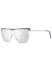 Marciano by Guess Frauen Sonnenbrille Trapezförmig Silber