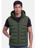 U.S. POLO ASSN. Herren Weste mit Kapuze P-069 in Military