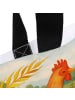 Mr. & Mrs. Panda Shopper Huhn Stolz Design ohne Spruch in Weiß