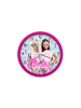 Barbie Wanduhr 25cm Strong Girls Uhr Kinderzimmer pink