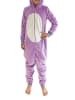 NORMANN Jumpsuit Overall Onesie Schlafanzug Tier - 50989 in Lila